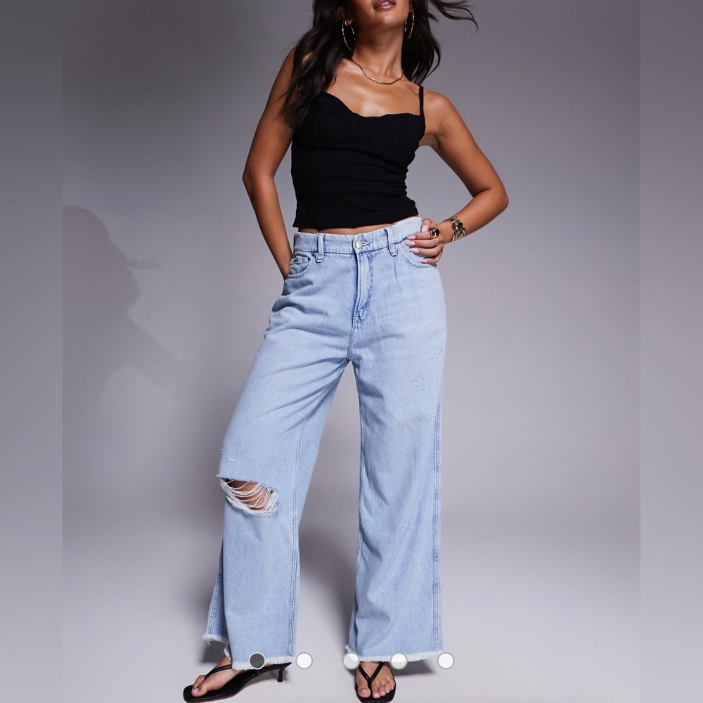 Good American Good Skate Light Weight Jeans MSRP$158 size 2/26